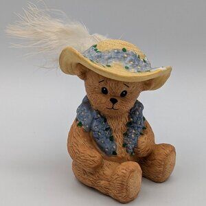 Chapeau Noelle "Forget-Me-Not" Nancy Bear with Flowers (171670) 1995